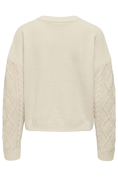 Only onlelly life ls cable o-neck cc knt
